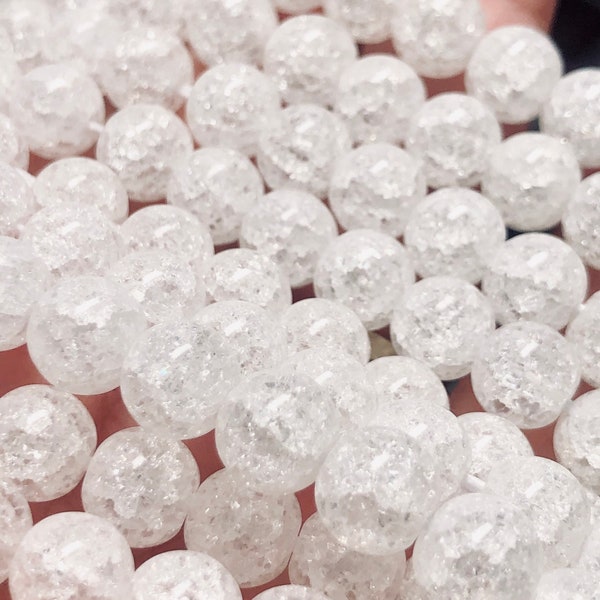 Clear Glass Beads Etsy