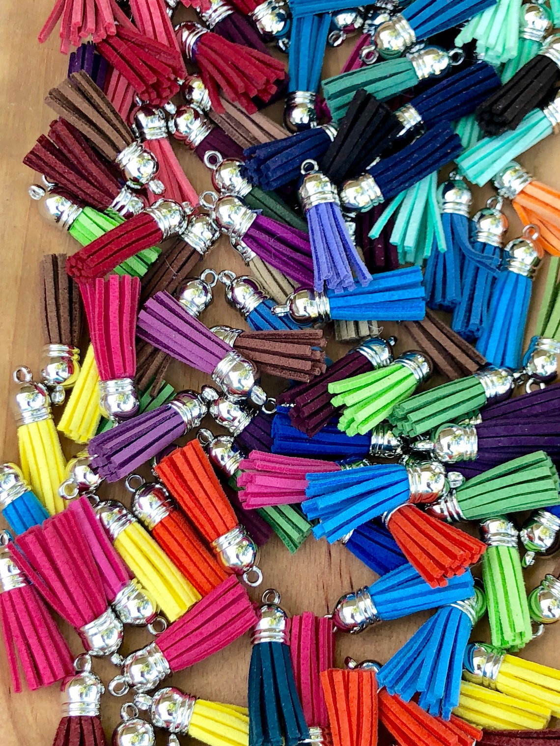 Suede Tassels Charm Tassels Keychain Tassels Small Tassels Etsy