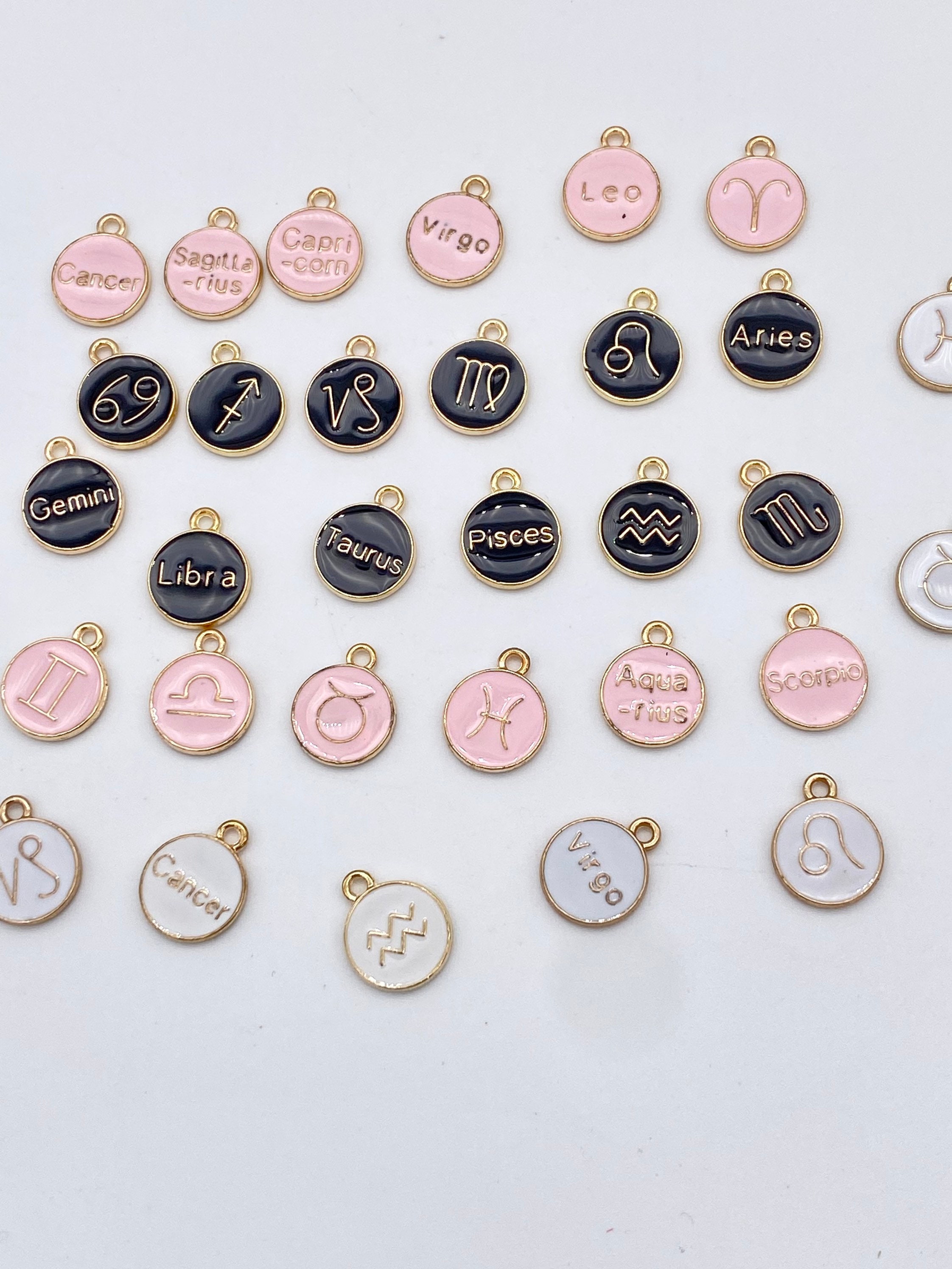 Constellation Charms Double Sided Charms Bracelet Charms Etsy