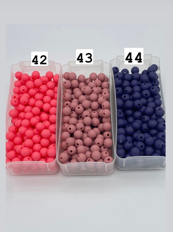 9mm Silicone Beads, Soft Beads, Rubber Beads, Jewelry Making Beads