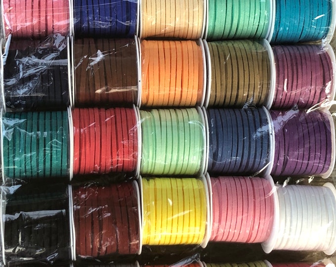 Faux Suede Cord 3mm Faux Leather Jewelry Making Leather - Etsy