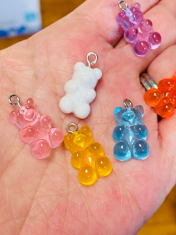 Acrylic Gummy Bear Charms, Bracelet Charms, Charm Bracelets, Kids Charms,  Cute Charms, 21mm, Charms and Pendants 5 per Pack -  Israel