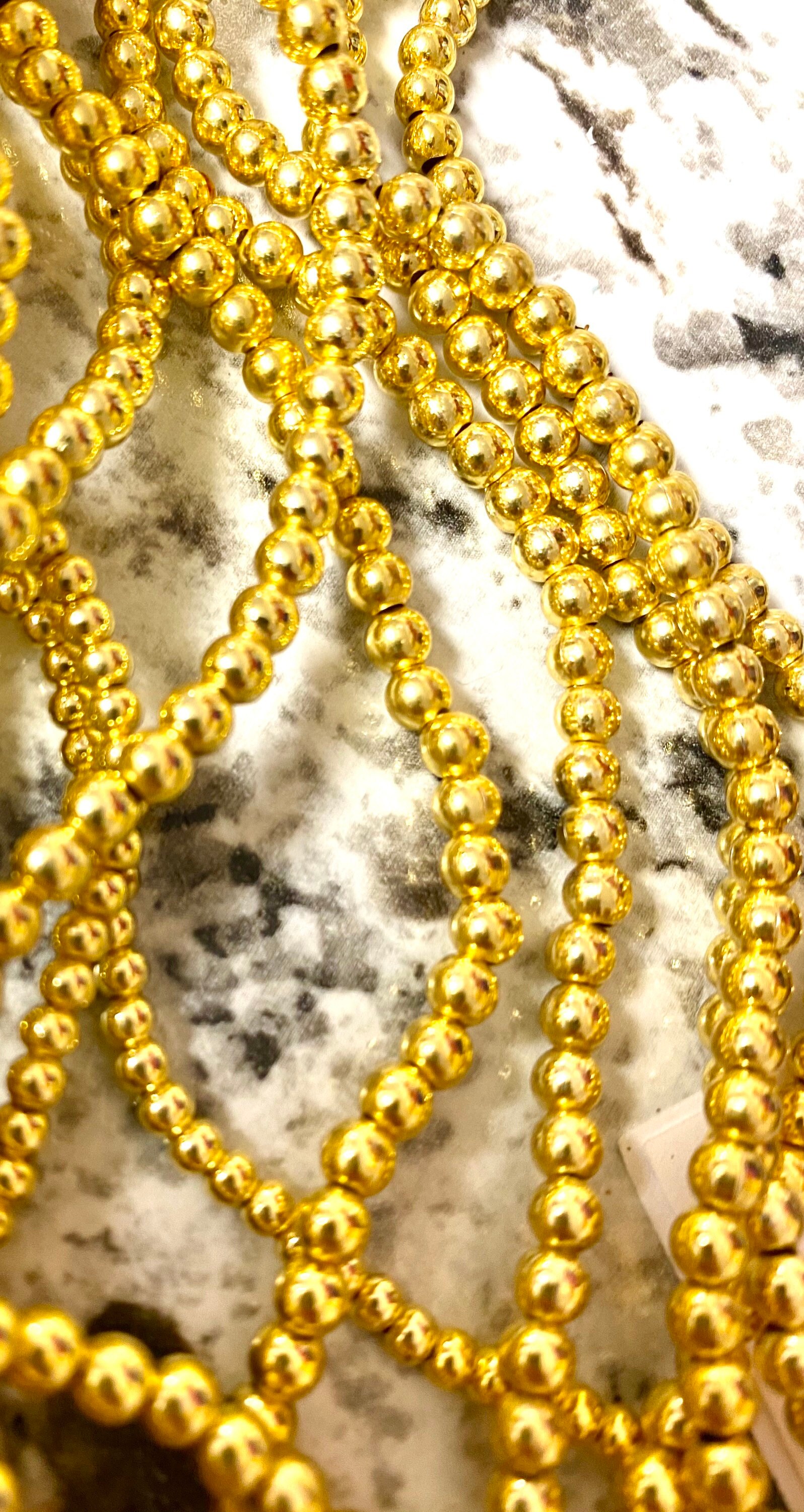 3mm 4mm 6mm Gold Plated Beads Gold Beads Spacer Beads Etsy