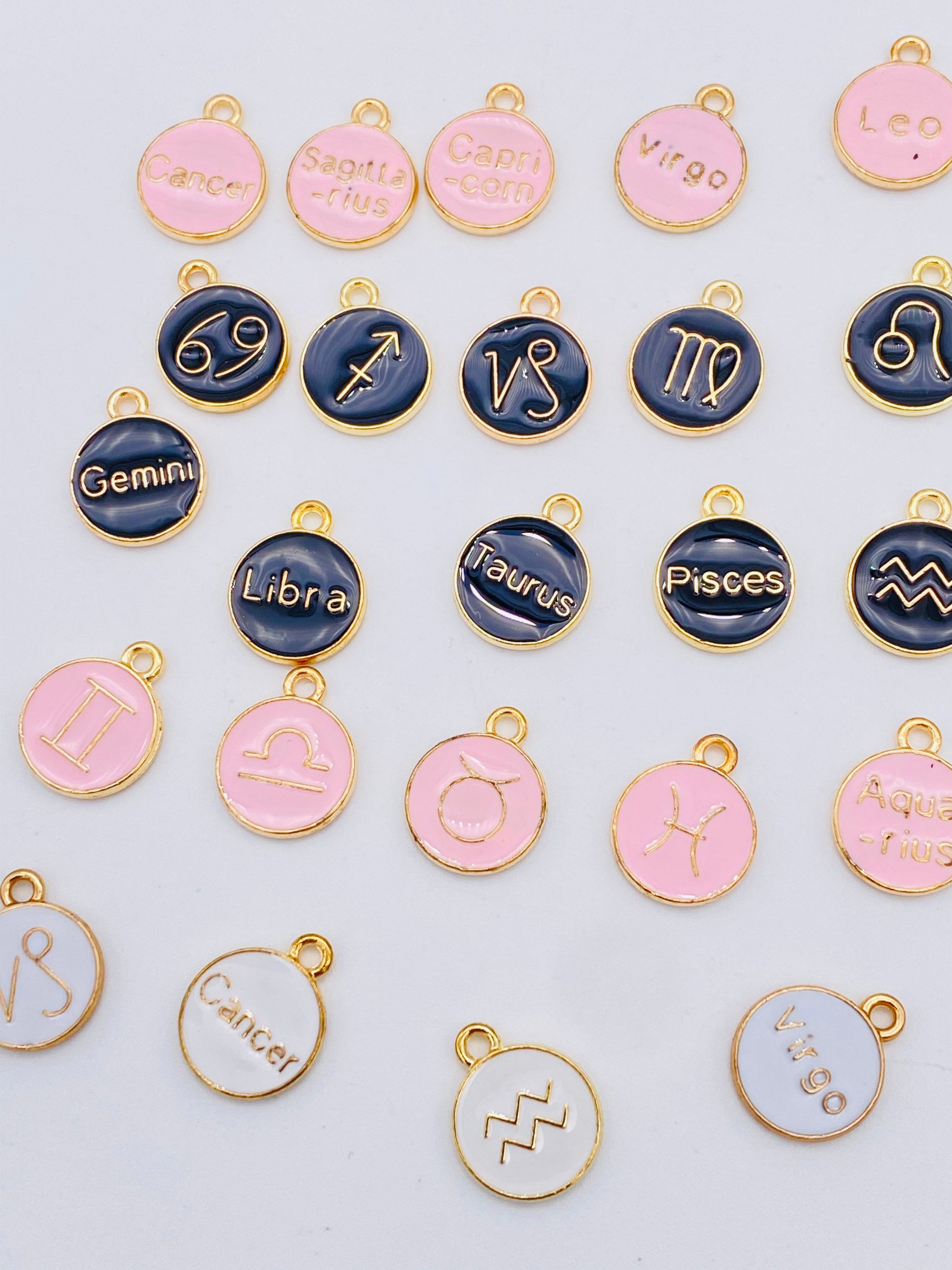 Constellation Charms Double Sided Charms Bracelet Charms Etsy