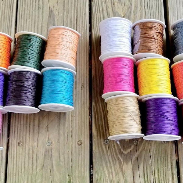 1mm Wax Cotton Cord Etsy