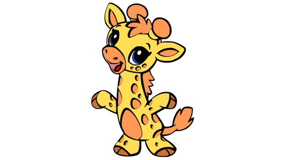 Download Baby Giraffe SVG Cut File Cricut Silhouette INSTANT ...