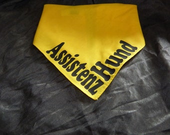 Dog bandana assistance dog