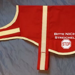 reflective vest, reflective vest, identification blanket, identification vest with reflector for dogs. Please do not pet