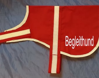 Giubbotto riflettente, gilet ad alta visibilità, gilet identificativo con catarifrangente per cani, cani da compagnia