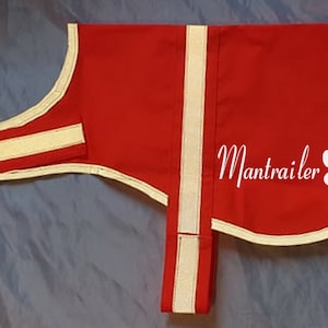 reflective vest, light vest, identification blanket, identification vest with reflector for dogs, mantrailer