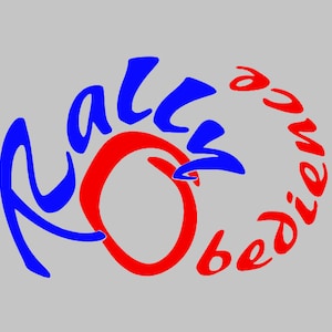 Rally Obedience two-tone sticker