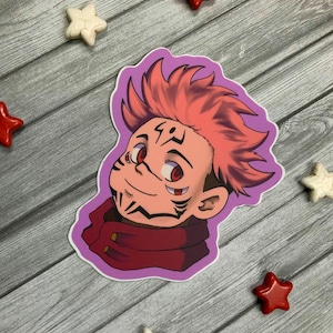 Chibi Demon with Pink Hair Anime 3 Inch Waterproof Sticker