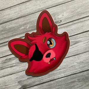 Foxy Pirate Fox Head Vinyl Sticker