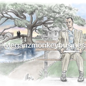 Forrest Gump Art Print