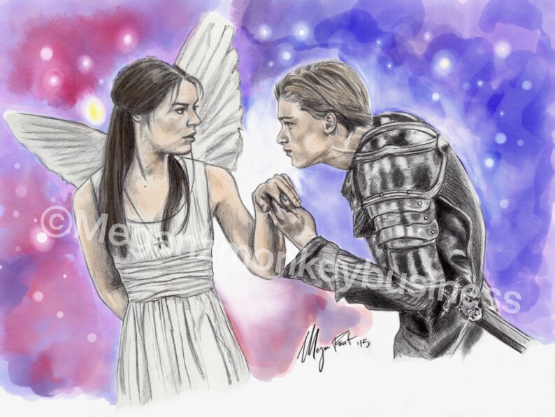 Romeo Juliet Love At First Sight Art Print Etsy