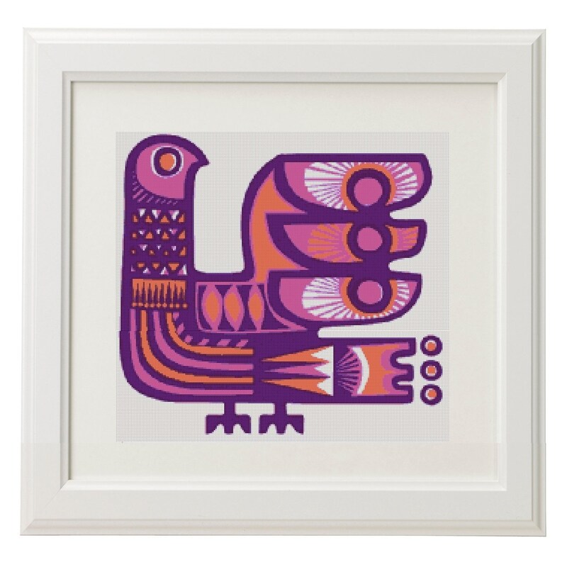 Folk Art Cross Stitch - Etsy