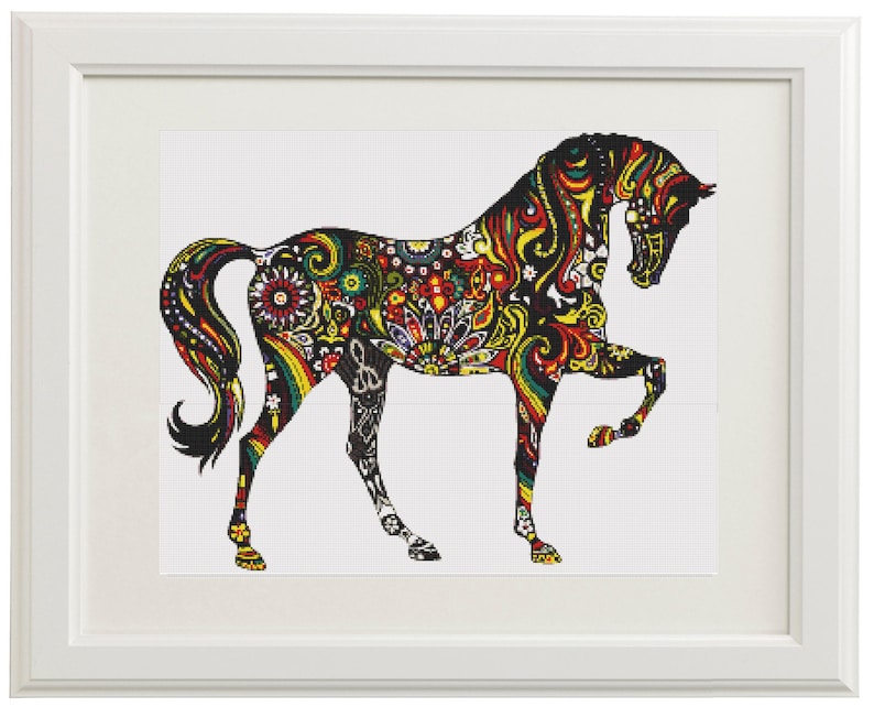 Cross Stitch Pattern Horse Cross Stitch Pattern Horse Etsy