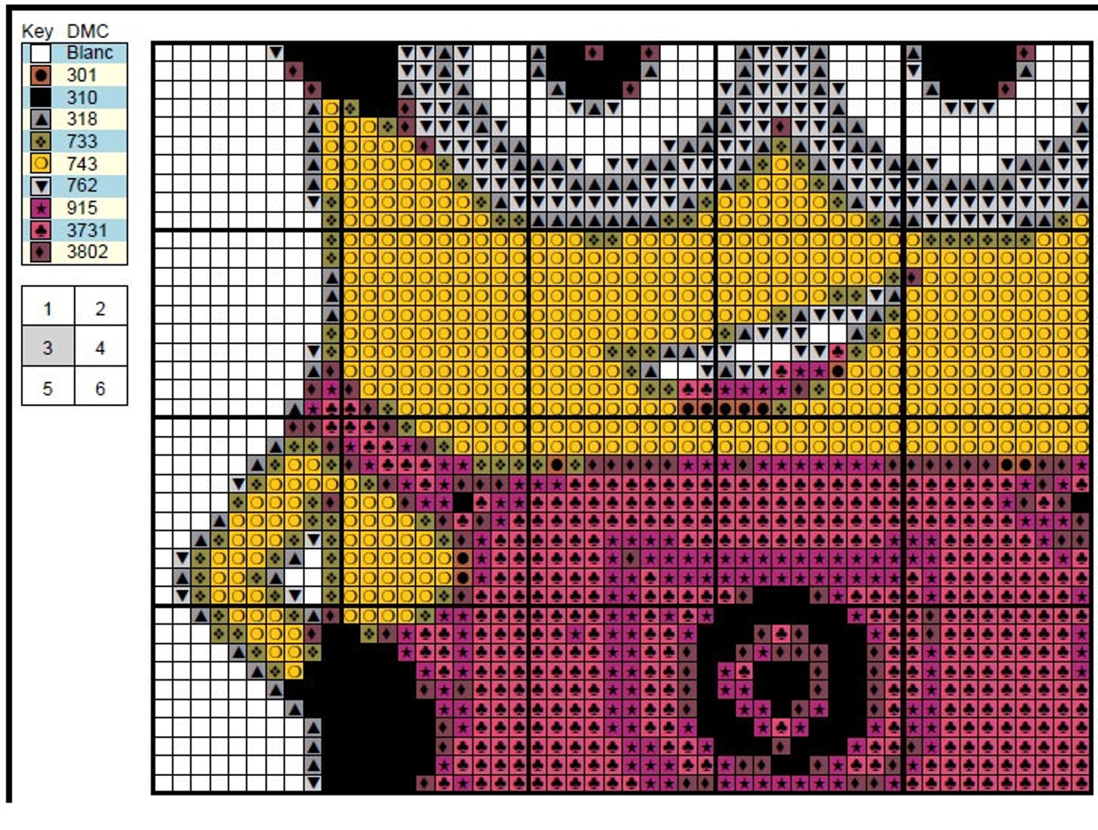PDF Cross Stitch Pattern minion Bob Instant | Etsy