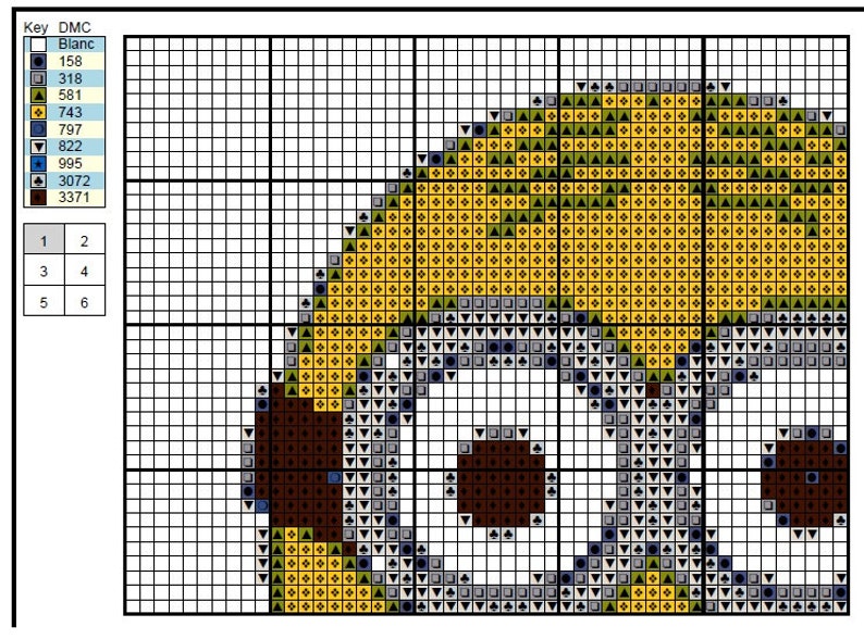 PDF Cross Stitch Pattern minion Bob Instant - Etsy