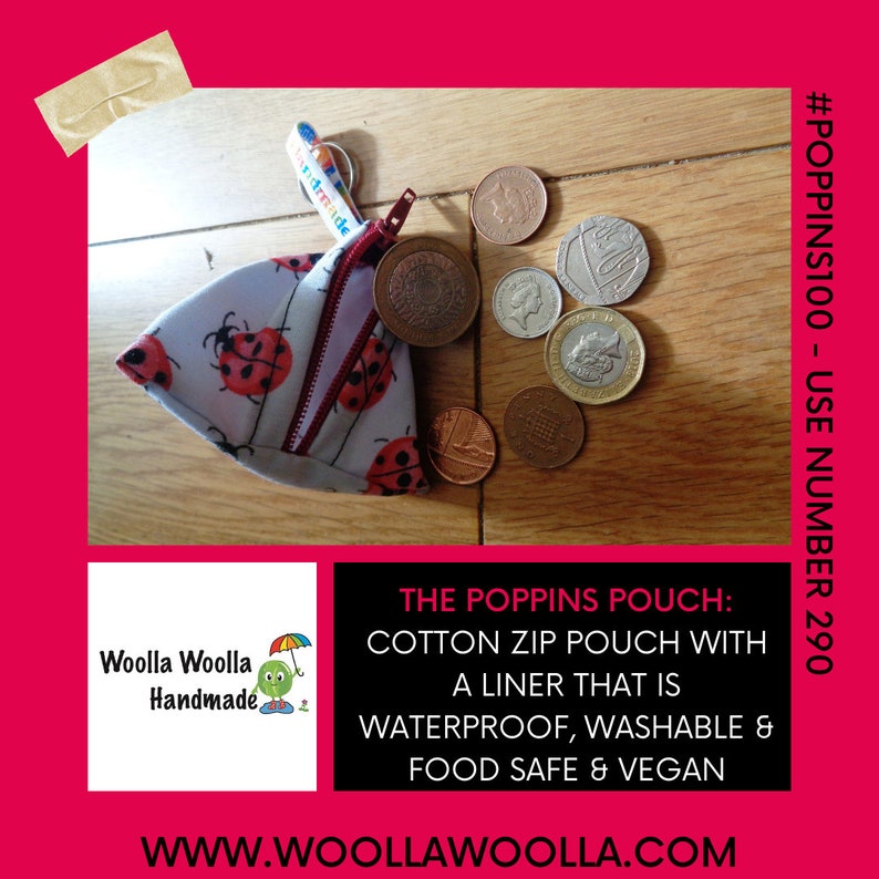 Ear Bud Plug Waterproof Lined Zip Pouch Sandwich Bag Snack Etsy