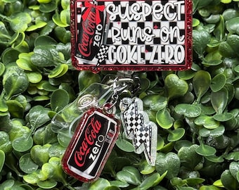 Coke Zero IV Bag Badge Reel: Nurse, Tech, Caffeine Lover Gift - Etsy