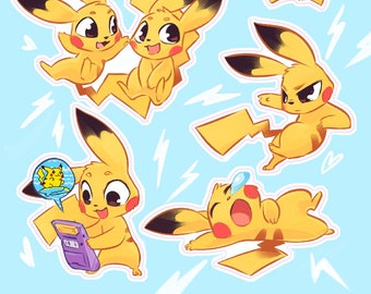 Pika~! A6 Sticker sheet