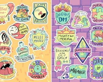 DnD & RP Reward Stickers