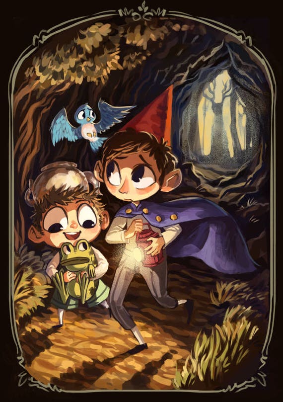 Over the Garden Wall Print A5