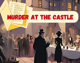 Castle Murder Mystery | 50 player printable mystery game | Printable party game | Family Friendly | School Workplace Online ZOOM FRIENDLY