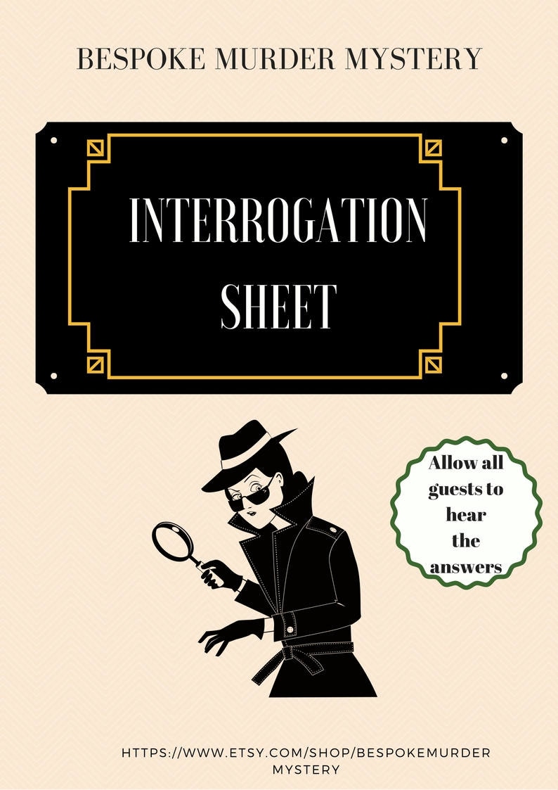 Stackallen Castle Murder Mystery Dinner Party Game | Printable, 8 Players image 4