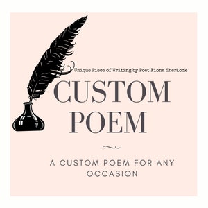 Customised Christmas  Poetry // Bespoke Gift for Women and Mums // Personalised Poetry //Unique Unusual Gift //Unique Poem Extra special