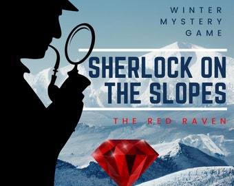 Sherlock on the Slopes: Perfect Après-Ski Entertainment | Ski Resort Mystery Game Unique After Dinner Game Apres-Ski Activities for Families