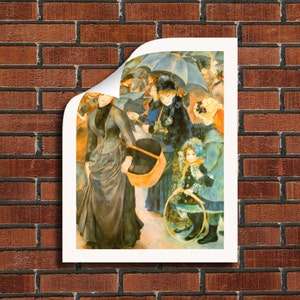 Pierre Auguste Renoir &quot;Maestri Della Pittura&quot; Framed Canvas Giclee Print (Rolled Canvas - Unframed) - Free Shipping