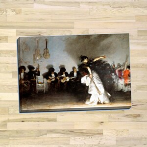 John Singer Sargent &quot;El Jaleo&quot; Gallery Wrapped Canvas Giclee Print (Stretched-Border) - Free Shipping