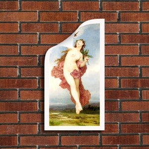 William-Adolphe Bouguereau "Day" Framed Canvas Giclee Print (Rolled Canvas - Unframed) - Free Shipping