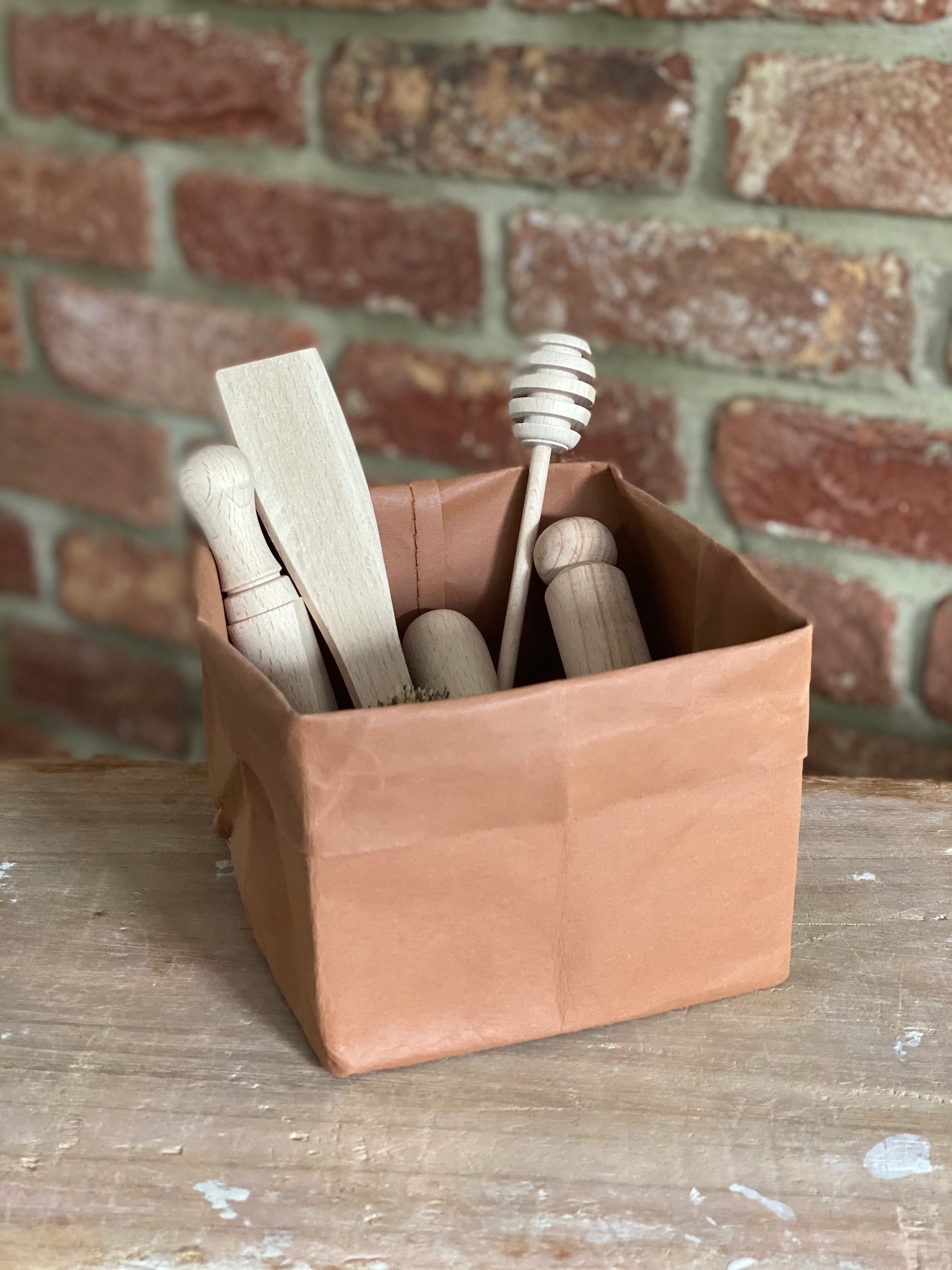 Storage Bag Washable Kraft Paper Plant Pot Holder Eco Friendly Etsy UK