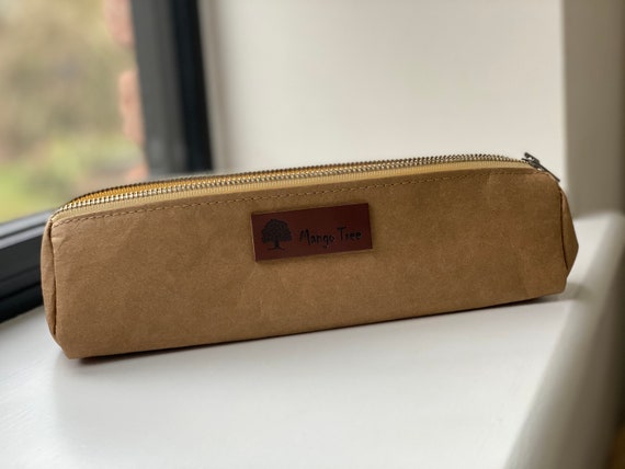 Accessories Pouch, Vegan Zipper Pencil Case