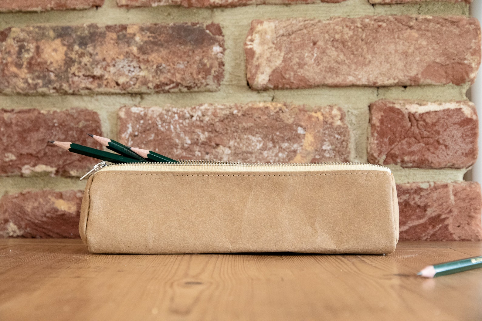 Pencil Case Kraft Paper Eco Friendly Sustainable Vegan Etsy