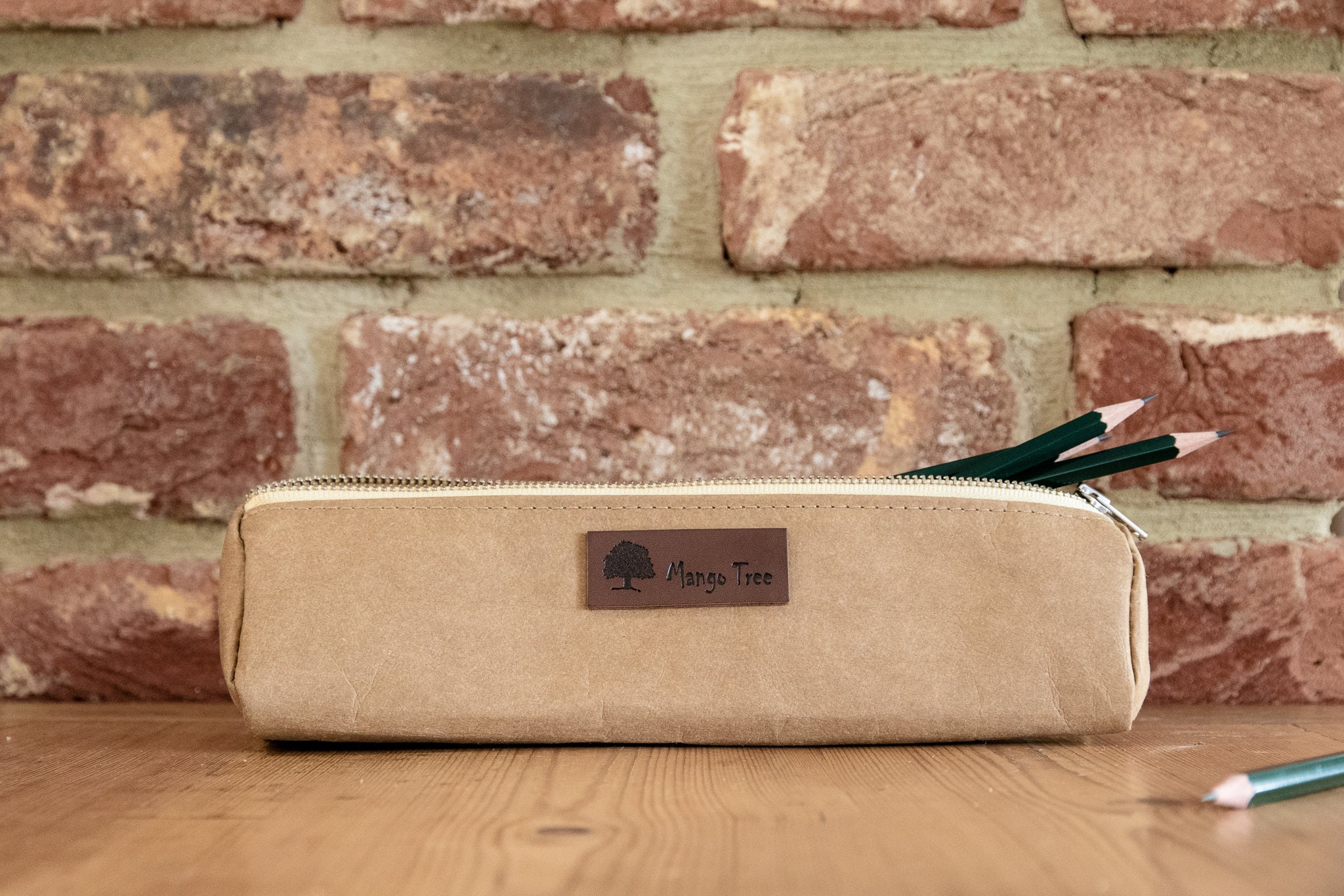 Pencil Case Kraft Paper Eco Friendly Sustainable Vegan Etsy UK