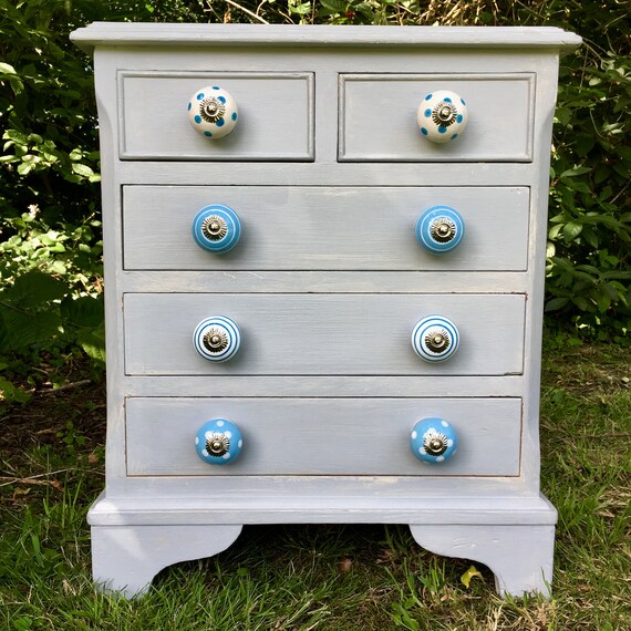 blue dot dresser Clad 6 Drawer Dresser