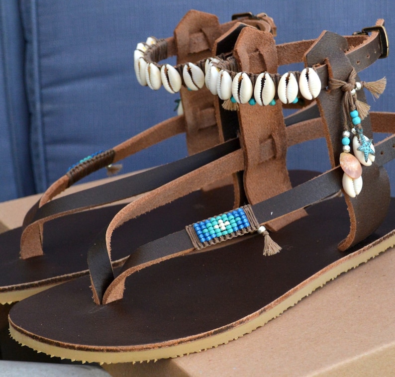 Sandals Leather Sandals Greek Sandals Gladiator Sandals | Etsy