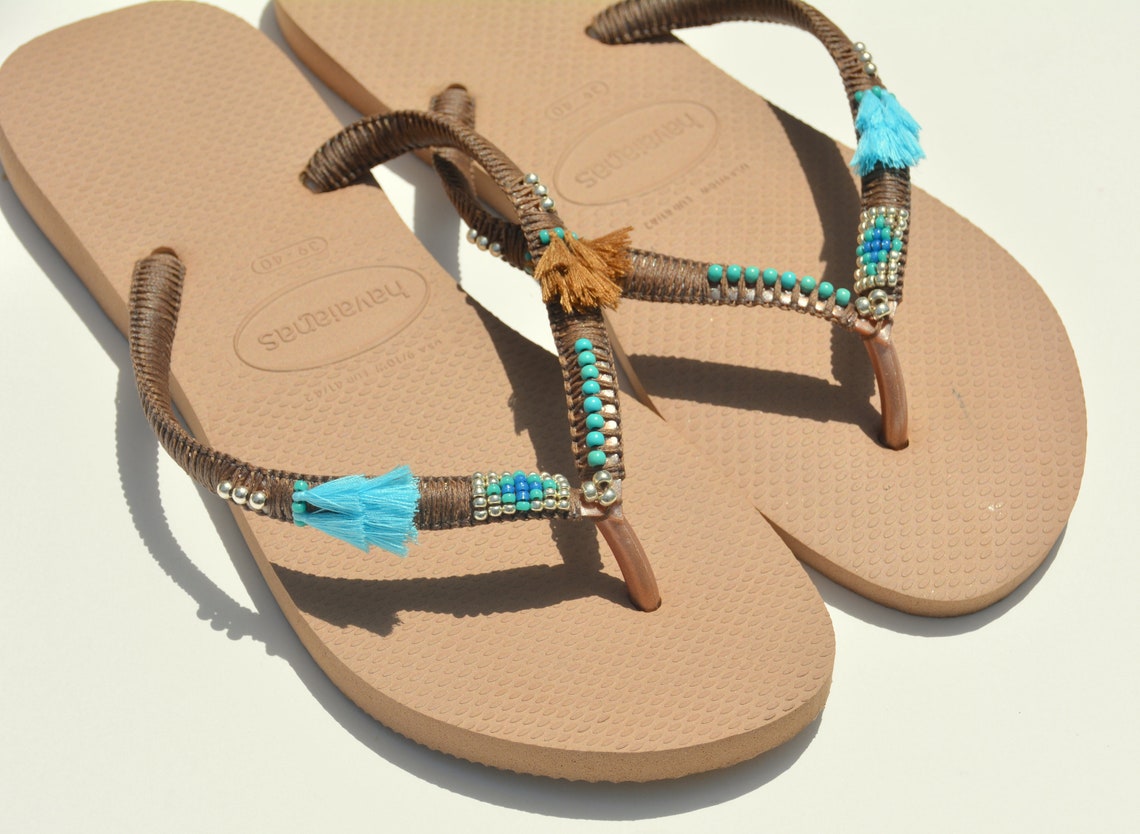 unique flip flops for women