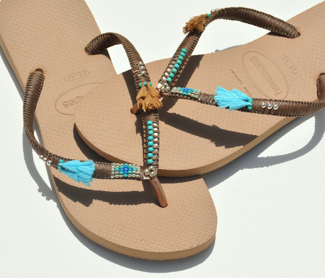 unique flip flops for women