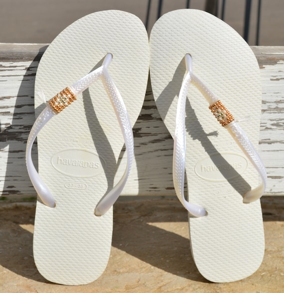 Wedding Flip Flops Vegan Bridal Flip Flops Wedding Sandals Boho Beaded Sandals Flip Flops Havaianas Hippie Sandals Sandals Women