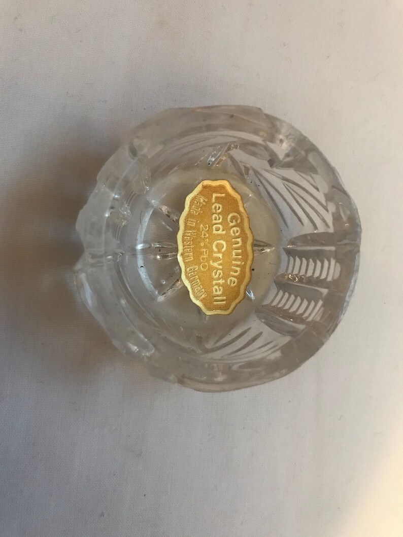 Genuine Lead Crystal 24 Pbo. Made in West Germany Etsy