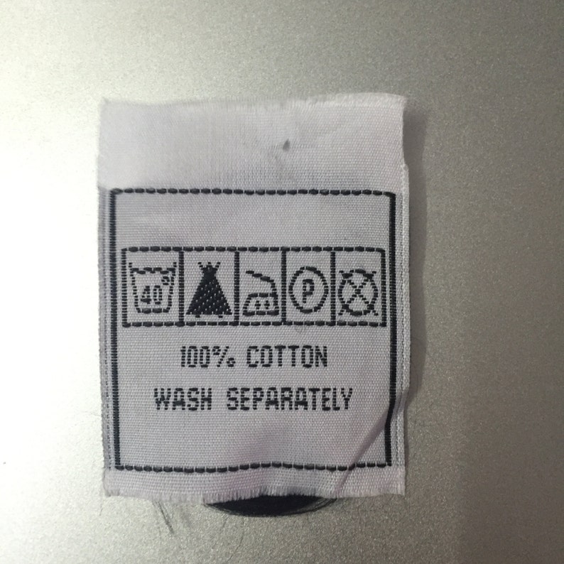 200 Labels Personalised Sew In Clothing Garment Label Craft Handmade Bespoke