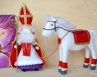 DIGITAL PATTERN -  Saint Nicolas with Horse