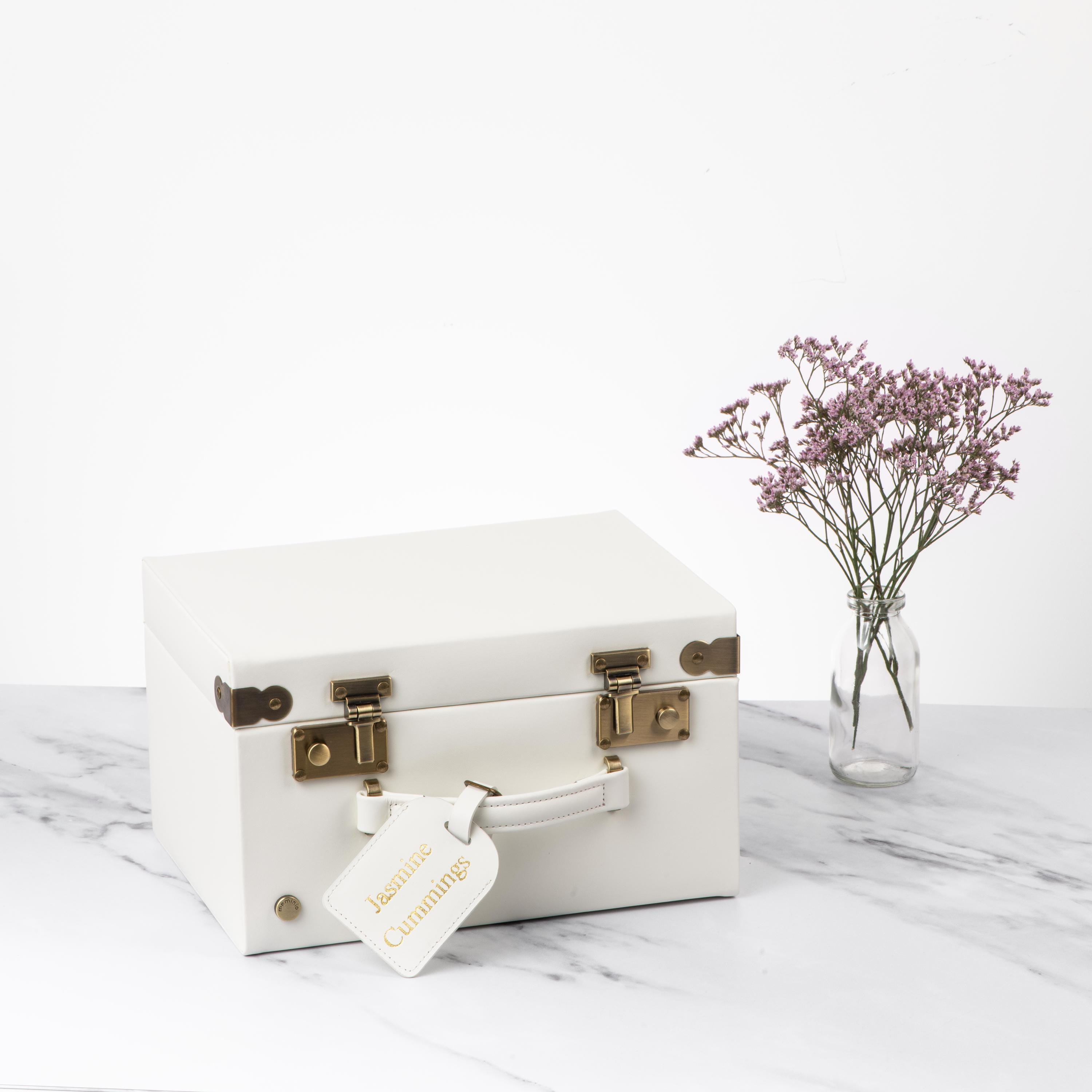 Ivory White Midi Memory Case | Personalised - Etsy