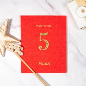 Recordboek 5e jaar | jeugdboek | Toen je 5 jaar oud was boek | Cadeau voor 5e verjaardag | herinneringsboek | verjaardagscadeau |