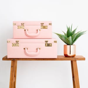 personalised memory box  | keepsake case | memory trunk | pink keepsake box | heirloom | gift for daughter | present for mother